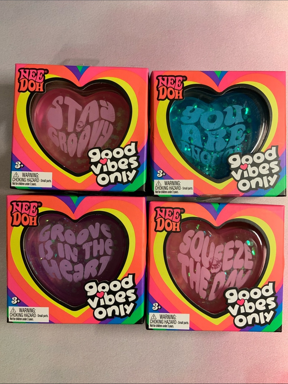 NeeDoh Set Hearts